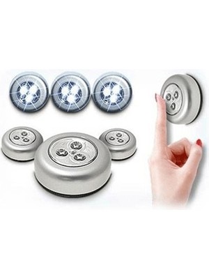 İntora Kablosuz Spot Dokunmatik Lamba (3 Adet)