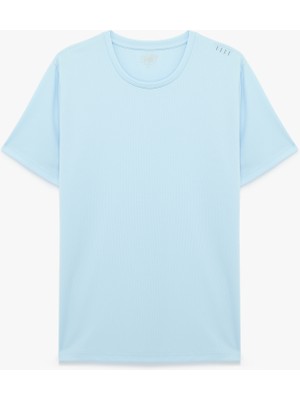 Koton Regular Fit Baskı Detaylı Bisiklet Yaka Kısa Kollu Spor Tişört