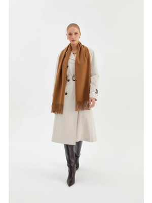 Nish&Chic Düz Renkli Yün Şal