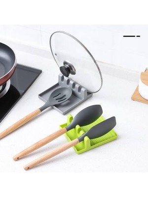 İntora Çok Amaçlı Kaşık Altlığı Kepçe Altlığı Kapak Tutucu