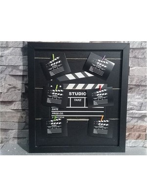 İntora Klaket Tasarımlı Ipli Mandallı Fotoğraf Çerçevesi