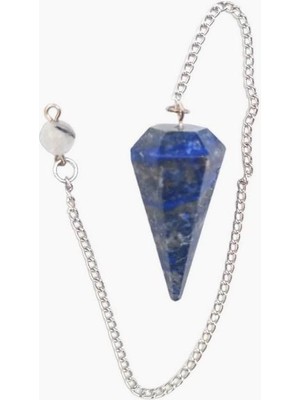 Pozitif Doğal Taş Doğal Lapis Lazuli Pandül - Sarkaç 218-8