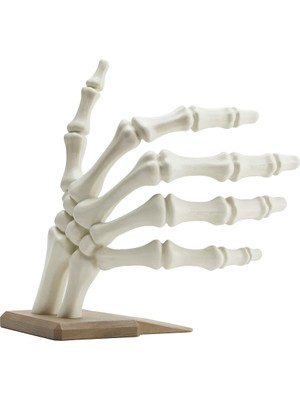 Fibrika Store-Skeleton Hand Dekoratif Kitap Tutucu - Modern Kitap Desteği