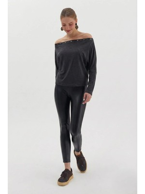 Nish&Chic Degaje Yaka  Bluz