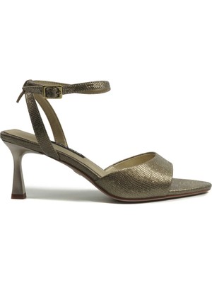 Nine West Marıa 6fx Altın Kadın Topuklu Sandalet