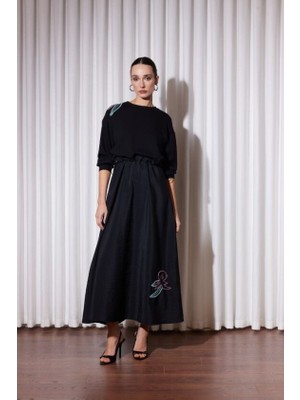 Missemramiss  Missemramiss 5189 Nakışlı Duo   Elbise