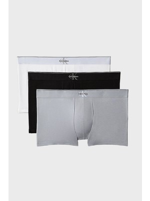 Calvin Klein Pamuklu Logolu 3 Pack Boxer LV00NB44724RV Erkek Boxer LV00NB4472 4rv