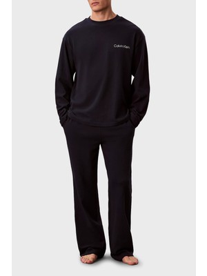 Calvin Klein % 100 Pamuk Regular Fit Uzun Kollu  Pijama Takımı LV00NM29500PP Erkek Pijama Takımı LV00NM2950 0pp