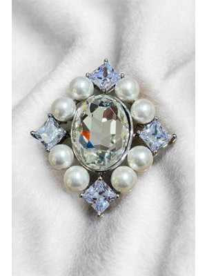 Nish&Chic Antik Ayna Broş