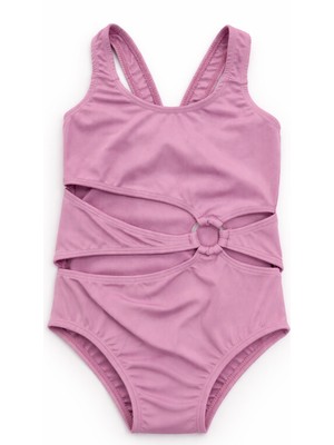 Beniizle Halka Detaylı Kız Çocuk Mayo