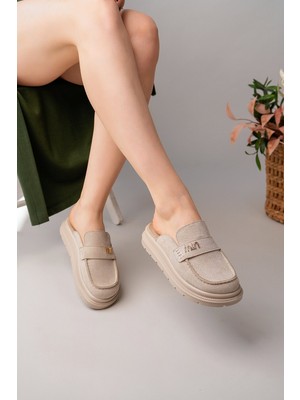 Bahrina Kadın Loafer Tokalı Terlik