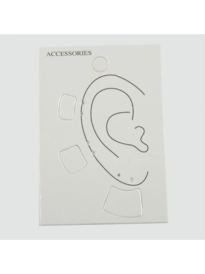 Aesco Kıkırdak Küpe Kartı Büyük 100 Adet