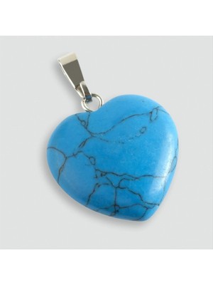 Aesco Firuze Kalpli Doğaltaş Kolye Ucu