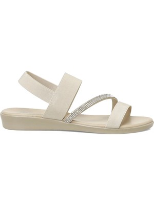 Butigo 26S-208 6fx Bej Kadın Düz Sandalet