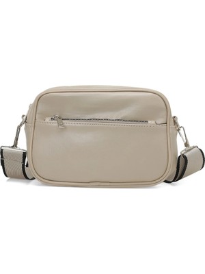 Butigo Clt Stıl Promo Cprz 6fx Vizon Kadın Çapraz Çanta