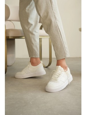 Zerenyus ZRK-010 Premium Elit Beyaz Günlük Erkek Sneaker