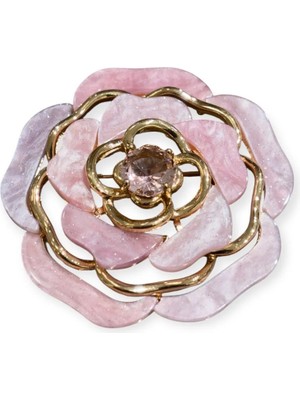 Nish&Chic Taşlı/incili Broş