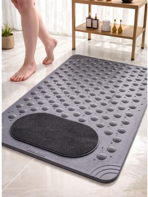 Ciho Socks Ciho Vantuzlu Banyo ve Duş Kaydırmazı Duşakabin Küvet Içi Ayak Masajlı Banyo Paspası 36X69,5 cm
