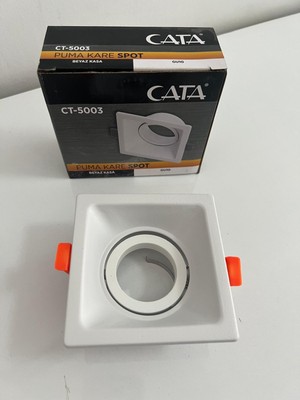 Cata Puma Kare Spot (CT-5003) Beyaz Kasa