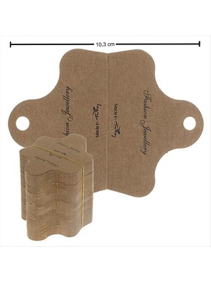 Aesco Kraft Kelebek Kolye Kartı