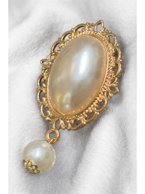 Nish&Chic Vintage Inci Broş