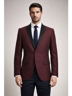 Parlamenter Fabio Cassel Slim Fit Erkek Tek Ceket