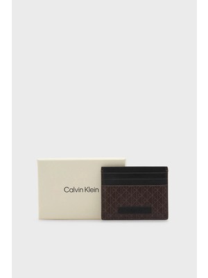 Calvin Klein 4g Monogram Logolu Kartlık LV04D1083GBAY Erkek Kartlık LV04D1083G Bay