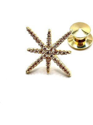 Nish&Chic Taşlı/incili Broş