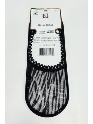 Aesco Sarmal Dantel Babet Çorap