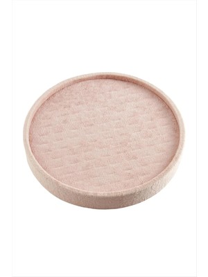 Aesco Yuvarlak Ahşap Anfora Kumaş Piercing Küpelik 20 cm