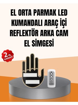 Aesco Mey Ithalat® 2025 Yeni Seri LED El Şekilli Park Uyarı ve Güvenlik Cihazı Orijinal