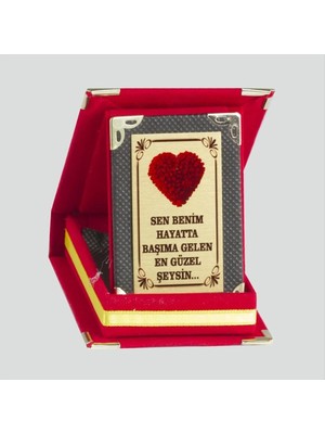 Aesco Sen Benim Hayatta Başıma Gelen En Güzel Şeysin Plaketi