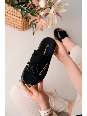 Bahrina Kadın Püsküllü Terlik