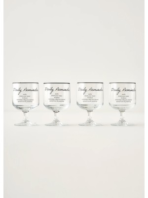 Bella Maison Daily Reminder 4'lü Cup Set (300 cc)