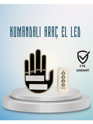 Aesco Mey Ithalat® Aracınız Için Eğlenceli ve Güvenli Iletişim: LED Jest Lambası, Uzaktan Kumandalı, Kolay Montaj