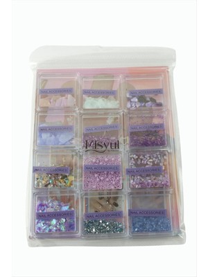 Aesco 12'li Lüks Süsleme Taşı