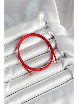 Aesco Mey Ithalat® Mıknatıslı  Koyu Kırmızı Renk Sarmal Kadın Bileklik