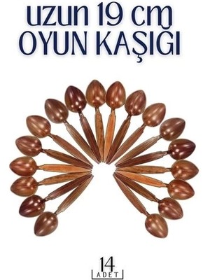 Aesco Mey Ithalat® Uzun Oyun Kaşığı 14 Adet