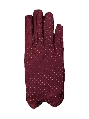 Aesco Mey Ithalat® Bordo Renk Puanlı Çocuk Eldiveni