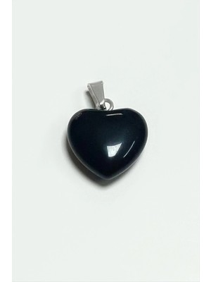 Aesco Onix Kalpli Doğaltaş Kolye Ucu Küçük 1,5 cm