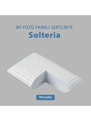 Viscoshy Solteria Çift Yüzey Farklı Sertlikte Ortopedik Visko, Lüks, Visco Yastık