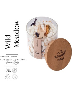 Fleur & Fume Everblend Melt Serisi - Wild Meadow - Aynısefa ve Lavantalı Doğal Soya & Coconut Wax Melt