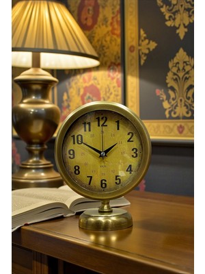 Aesco Mey Ithalat® Vintage Elite 25 x 20 Eskitme Metal Masa Saati