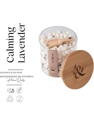 Fleur & Fume Everblend Melt Serisi - Calming Lavender - Lavanta Tohumlu Doğal Soya & Coconut Wax Melt