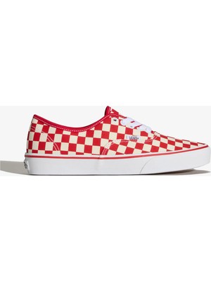 Vans Authentic Unisex Kırmızı Sneaker.-