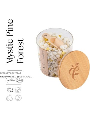 Fleur & Fume Everblend Melt Serisi - Mystic Pine Forest - Mimoza ve Funda Yapraklı Doğal Soya Wax Melt