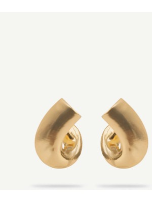Yargıcı Asimetrik Gold Küpe