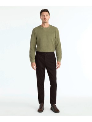 Yargıcı Straight Beli Lastikli Pantolon