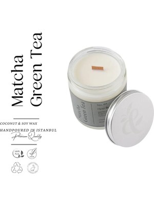 Matcha Green Tea - Kokulu Premium Mum - Yeşil Çay, Narenciye ve Odunsu Notaların Dengeli Zen Uyumu
