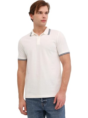 Kinetix MB Yk Cz 12BS108 5fx Beyaz Erkek Kısa Kol T-Shirt